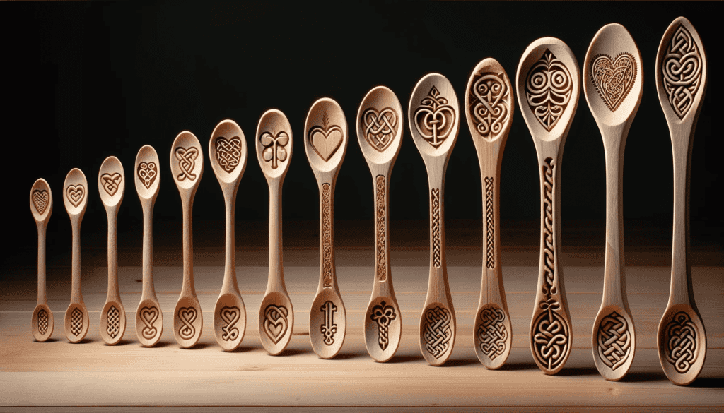 love spoons a traditional Welsh wedding gift to celebrate Saint Dwynwen's Day